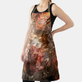 Ebenen von Kristallen mit rustikaler Färbung Schürze (InSitu)