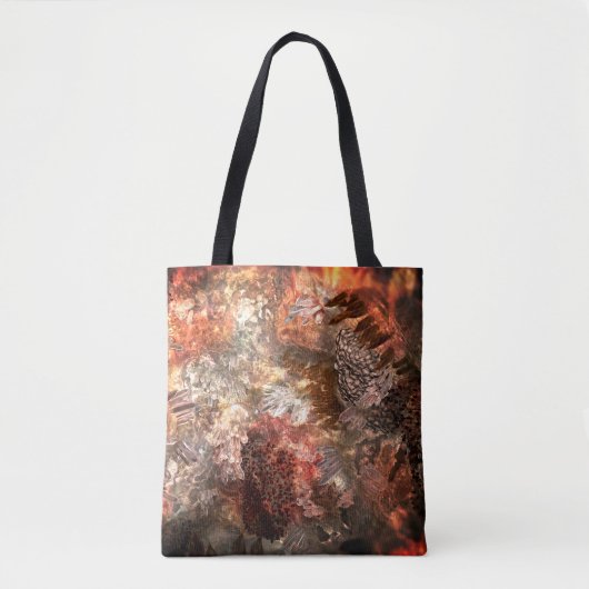 Ebenen von Kristallen mit rustikaler Färbung Tasche (Vorderseite)