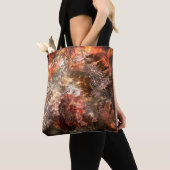 Ebenen von Kristallen mit rustikaler Färbung Tasche (Von Nahem)