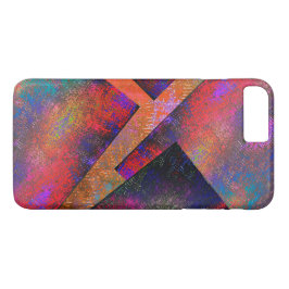 Ebenen von rustikalen farbigen Bildern ungleichmäß Case-Mate iPhone Hülle