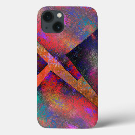 Ebenen von rustikalen farbigen Bildern ungleichmäß Case-Mate iPhone Hülle