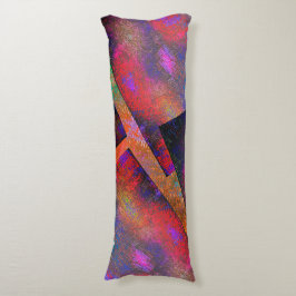 Ebenen von rustikalen farbigen Bildern ungleichmäß Seitenschläferkissen