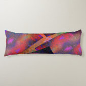 Ebenen von rustikalen farbigen Bildern ungleichmäß Seitenschläferkissen (Vorderseite)