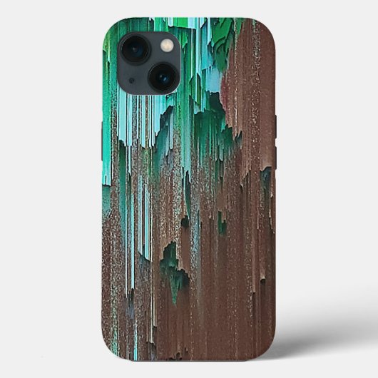 Ebenengrüne und braune Farbe Case-Mate iPhone Hülle (Rückseite)