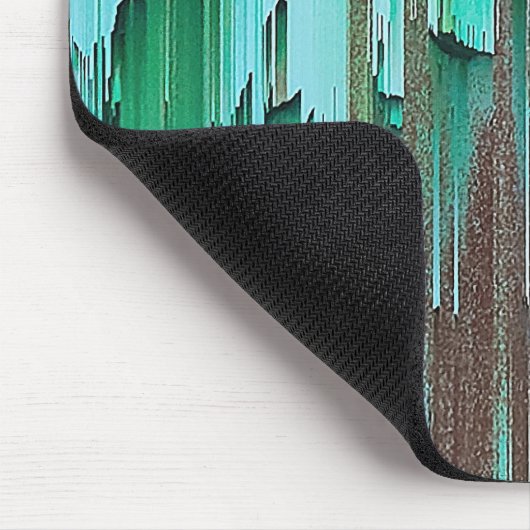 Ebenengrüne und braune Farbe Mousepad (Ecke)