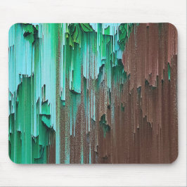 Ebenengrüne und braune Farbe Mousepad