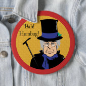 Ebenezer Scrooge Bah! Humbug! Button (Beispiel)