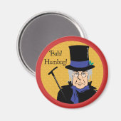 Ebenezer Scrooge Bah! Humbug! Magnet (Vorderseite/Rückseite)