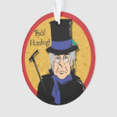 Ebenezer Scrooge Bah! Humbug! Ornament (Vorderseite)