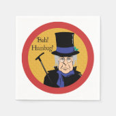 Ebenezer Scrooge Bah! Humbug! Serviette (Vorderseite)