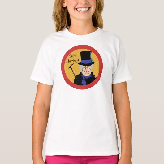 Ebenezer Scrooge Bah! Humbug! T-Shirt (Vorderseite)