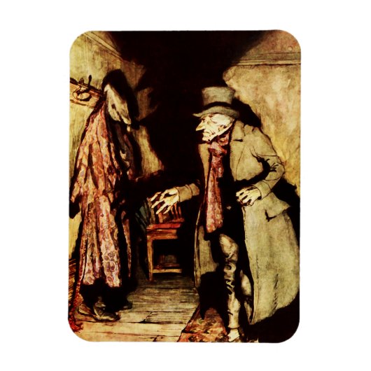 Ebenezer Scrooge Christmas Carol Vintag Magnet (Vertikal)