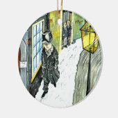 Ebenezer Scrooge Keramik Ornament (Links)