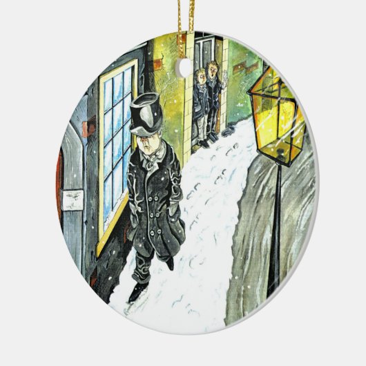 Ebenezer Scrooge Keramik Ornament (Links)