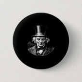 Ebenezer Scrooge-Merkmal mit Unterschrift Button (Vorderseite)