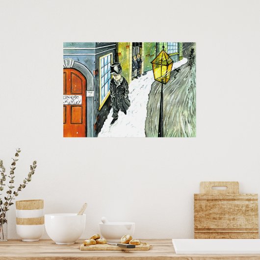 Ebenezer Scrooge Poster (Küche)