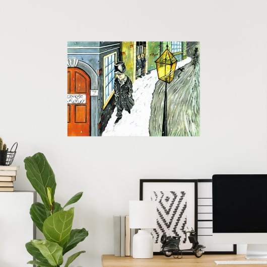 Ebenezer Scrooge Poster (Heimbüro)