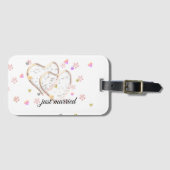 ebenfalls verheiratet, personalisiert  gepäckanhänger (Vorderseite (Horizontal))