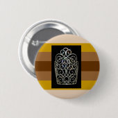 Ebenholz-Diva-Stolz Button (Vorne & Hinten)