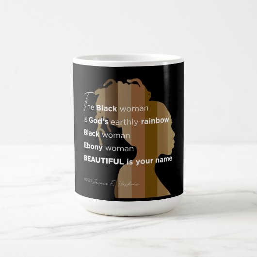 Ebenholz-Frau, Kaffeetasse (Mittel)