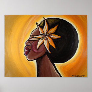 Ebenholz-Plakat Poster