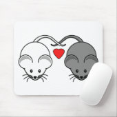 Ebenholz-und Elfenbein-MäuseLiebe Mousepad (Mit Mouse)