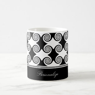 Ebenholz-Wirbels-Kaffee-Tasse Kaffeetasse