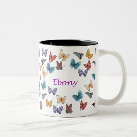 Ebenholz Zweifarbige Tasse (Rechts)