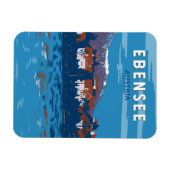 Ebensee Austria Travel Art Vintag Magnet (Horizontal)