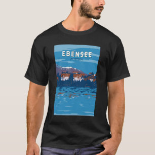 Ebensee Österreich Reise Kunst Vintage T-Shirt