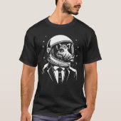 Eber als Astronaut im Kosmos T-Shirt (Vorderseite)