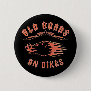 Eber auf Fahrrädern Button