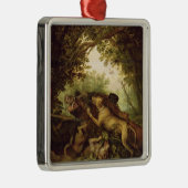 Eber-Jagd, 1611 Silbernes Ornament (Rechts)