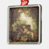 Eber-Jagd, 1611 Silbernes Ornament (Links)