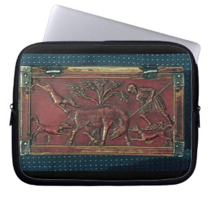 Eber-Jagd, Plakette von einer byzantinischen Laptopschutzhülle