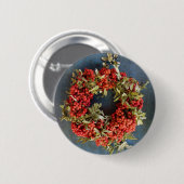 Ebereschebeerenknopf Button (Vorne & Hinten)