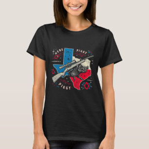 Eberjäger Herren Hier Schweinchen Vintage Texas Wi T-Shirt