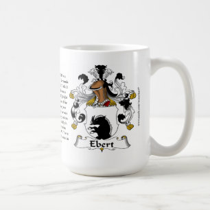 Ebert, der Ursprung, die Bedeutung und das Wappen Kaffeetasse
