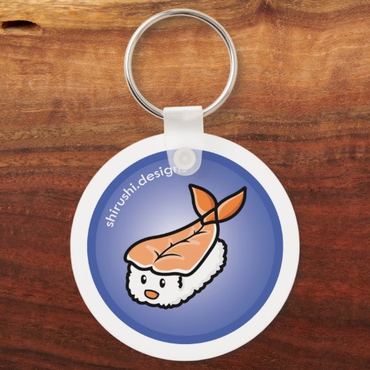 Ebi Sushi Schlüsselanhänger (Vorderseite)