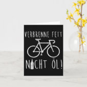 Ebike Cyclist Bicycle Pendant Umwelt Prote Karte (Gelbe Blume)