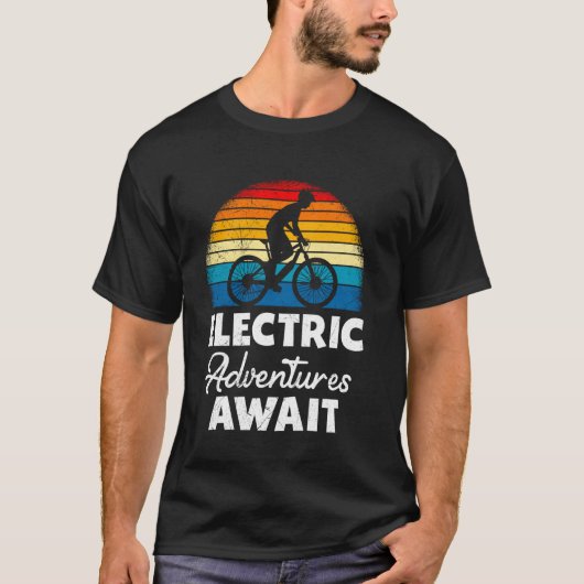 EBike ELECTRIC ADVENTURES AWARIT E-Bike Funny Elec T-Shirt (Vorderseite)