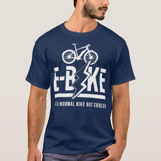 EBike Rider Bicycle Electric Cyclist T-Shirt (Vorderseite)