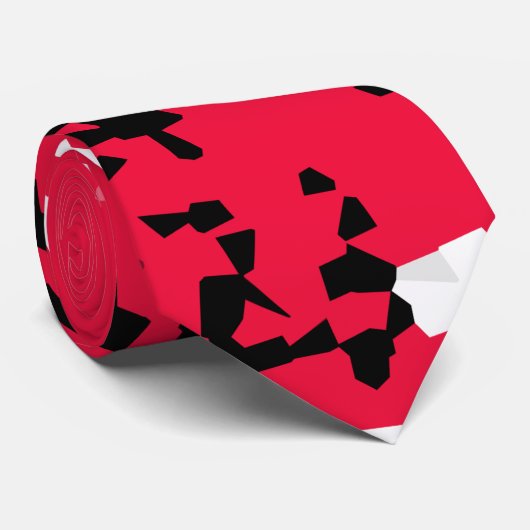 Ebira - Abstraktes Design Krawatte (Gerollt)