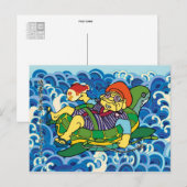Ebisu Ende Sommer Postkarte (Vorne/Hinten)