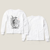 Ebisu - Gott des Fischfangs und Handels (Tuschemal (Design Vorderseite & Rückseite)