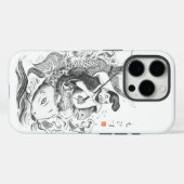 Ebisu - Gott des Fischfangs und Handels (Tuschemal Case-Mate iPhone Hülle (Rückseite (Horizontal))