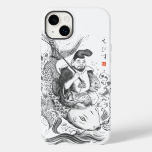 Ebisu - Gott des Fischfangs und Handels (Tuschemal Case-Mate iPhone 14 Plus Hülle