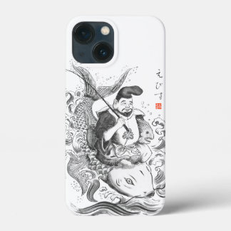 Ebisu - Gott des Fischfangs und Handels (Tuschemal Case-Mate iPhone Hülle