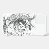 Ebisu - Gott des Fischfangs und Handels (Tuschemal Case-Mate iPhone Hülle (Rückseite (Horizontal))
