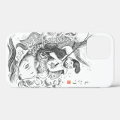 Ebisu - Gott des Fischfangs und Handels (Tuschemal Case-Mate iPhone Hülle (Rückseite (Horizontal))